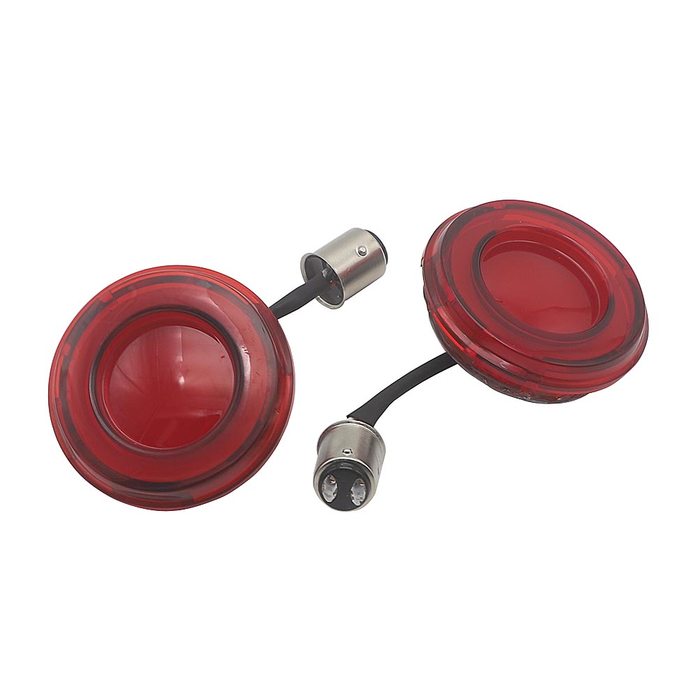 Motorcycle Bullet Style LED Rear Turn Signal Conversions Case for Touring Softail Dyna Sportster XL883 XL1200