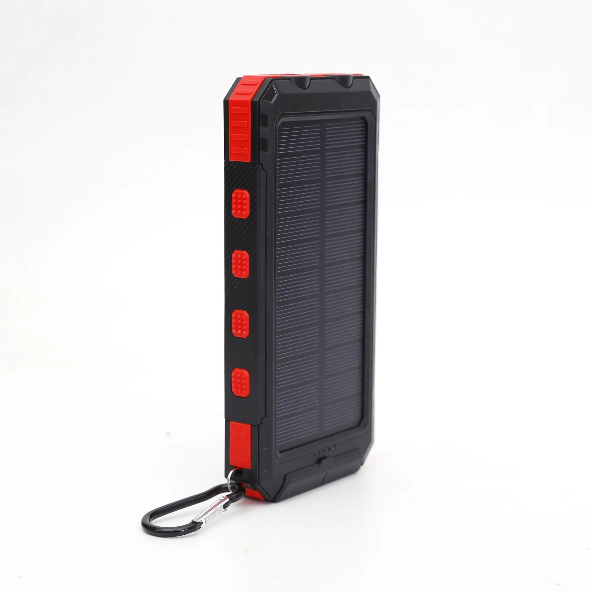 20000mAh Large Capacity Solar Power Bank Portable Charger Compatible with IOS Android USB-A and USB-C Fast Charging Powerbank: Red / 10000mAh