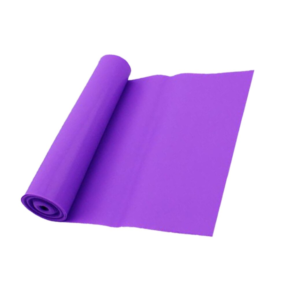 Milieuvriendelijke, geurloze latex yogastrip, stretchband, fitnessband voor training en oefeningen (willekeurige kleur)