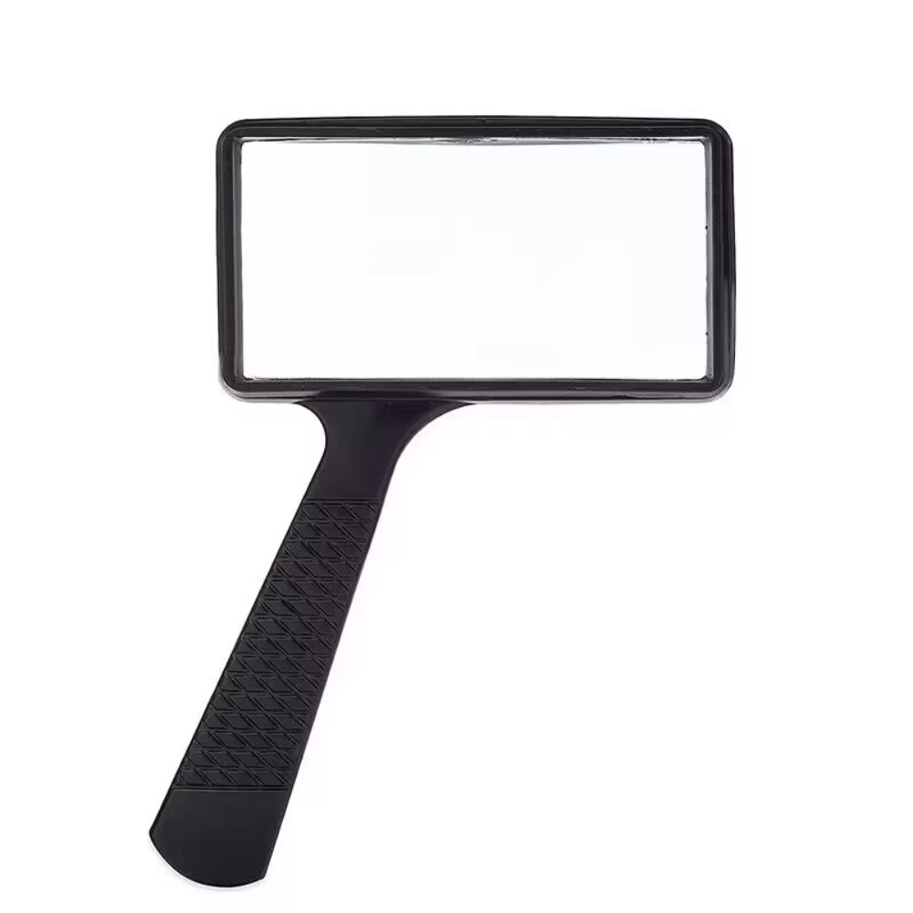 Handheld Loupe Magnifier Compact High Definition Magnifying Glass Portable Convenient 10X Magnifying Glass Reading: Default Title