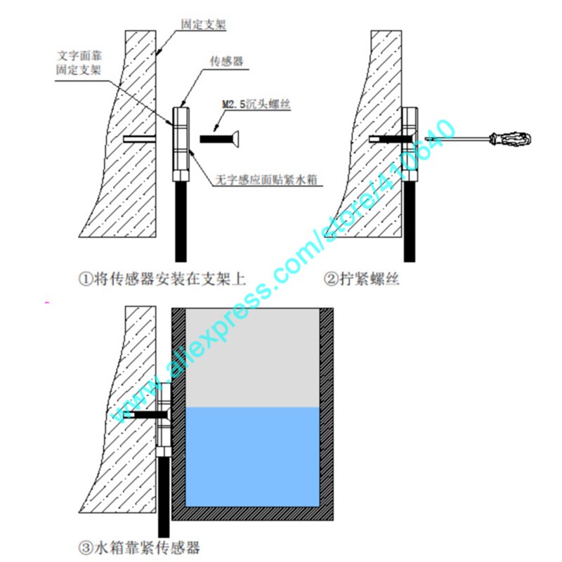 High Low Signal DC 5V Non-contact Liquid Level Sensor Contactless Water Level Sensor for Coffee Machine Fish Tank FD87699822