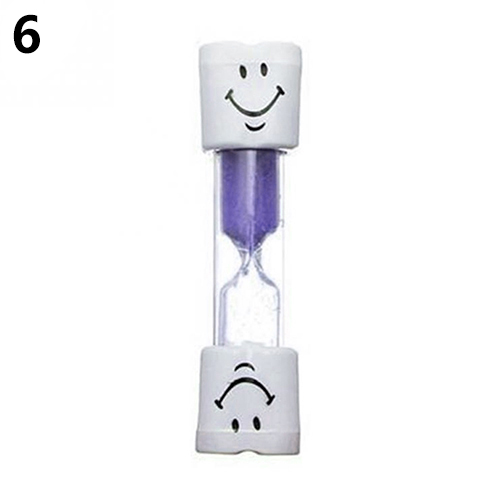 Børn børn tandbørstning timer 3 minutter smilende ansigt sandglas timeglas bruser timeglas sand timer ur sandglas