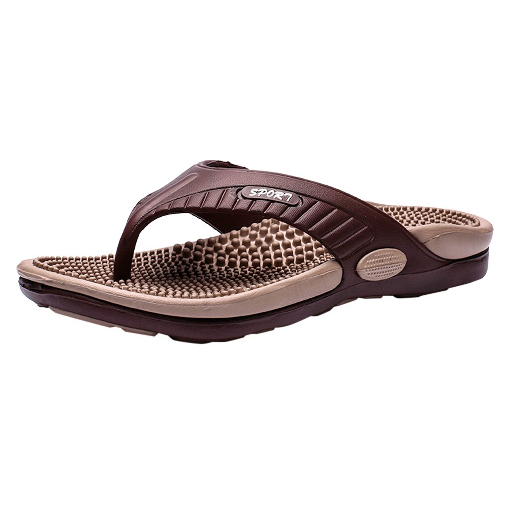 Summer Beach Flip Flops Men Shoes Non-slip Beach Slipper For Men Large Size Breathable Flats Slipper Men Shoes