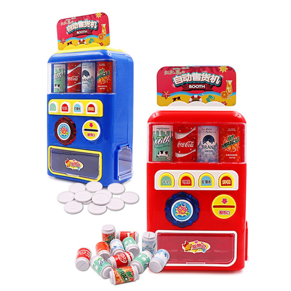 Kids Drinken Automaat Speelgoed Simulatie Supermarkt Kassa Preten Spelen Speelgoed Muntautomaten Automaat Kinderen