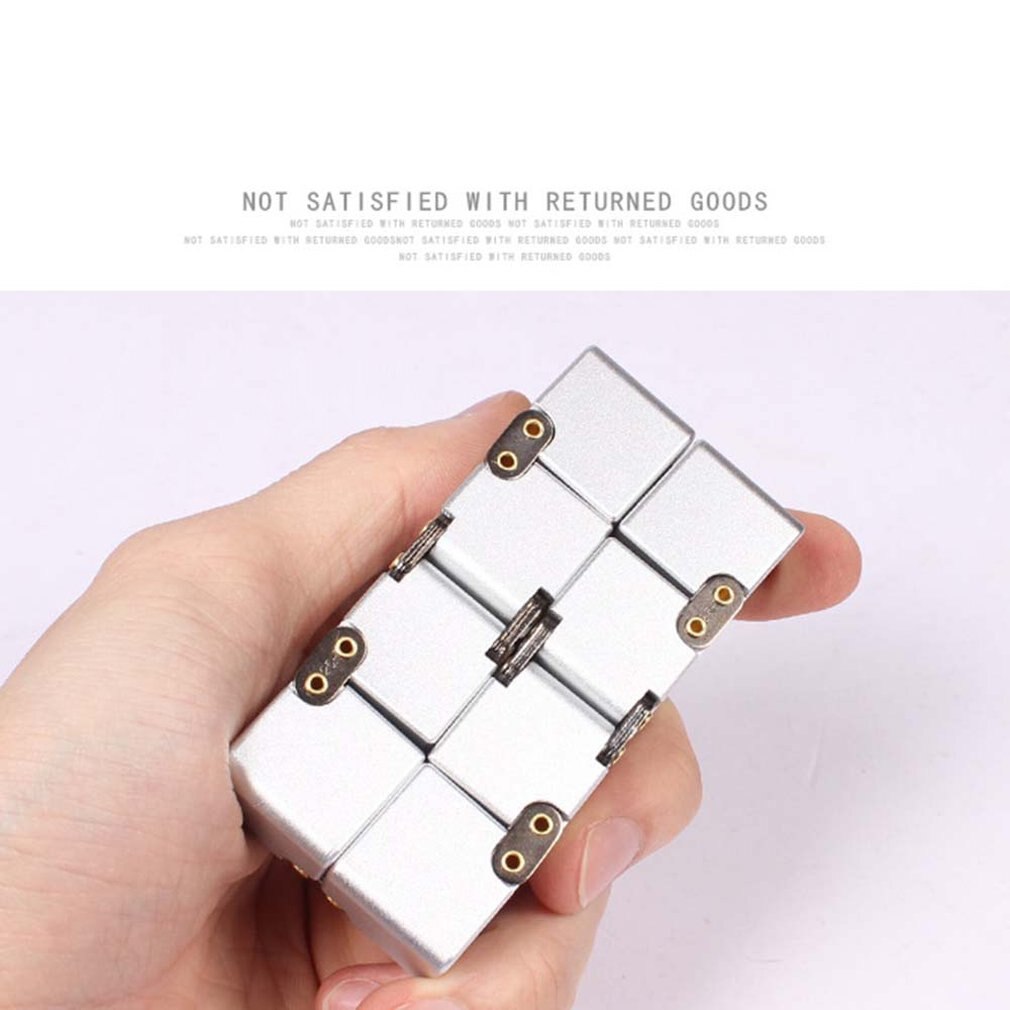 Infinity Cube Fidget Toys Fidget Block Mini Stress Anxiety Release Adults Kids Desktop Toys Helps Concentration