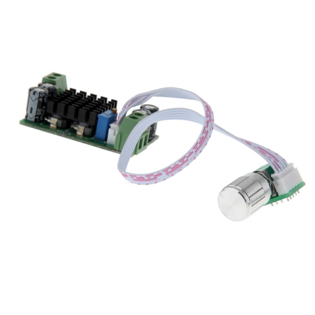 5V 12V 24V PWM DC Lüfter Geschwindigkeit Regler W/Potentiometer Knopf Schalter
