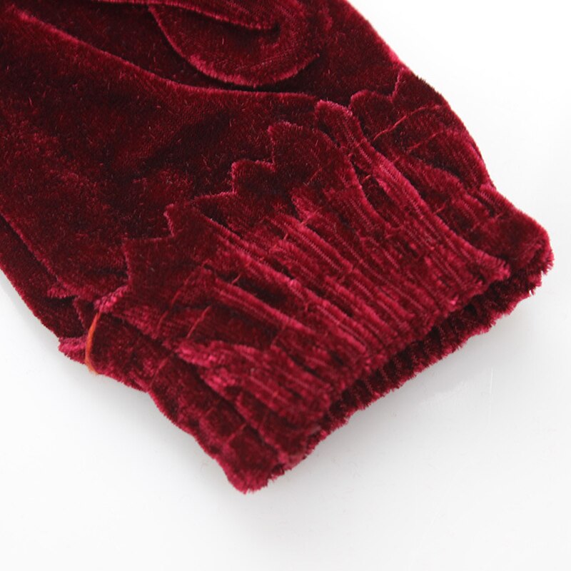 Modernos Guantes de terciopelo para mujer, cálidos Guantes de invierno de satén para mujer, Guantes Térmicos para conducir con dedos completos para mujer, Guantes