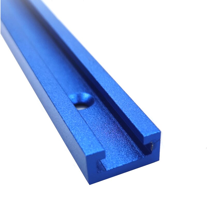 T-slot Miter Track Jig T Screw Fixture Slot 19x9.5mm Table Saw Router Table 300-600MM Chute Rail Woodworking Tool: blue / 400mm