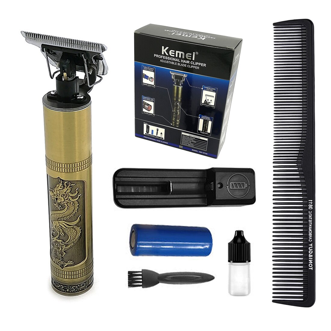 T9 Tondeuse Kapper Kapsel Oplaadbare Tondeuse Cordless Mannen Haar Snijmachine Baard Trimmer 0Mm Scheermes Scheerapparaat: 008