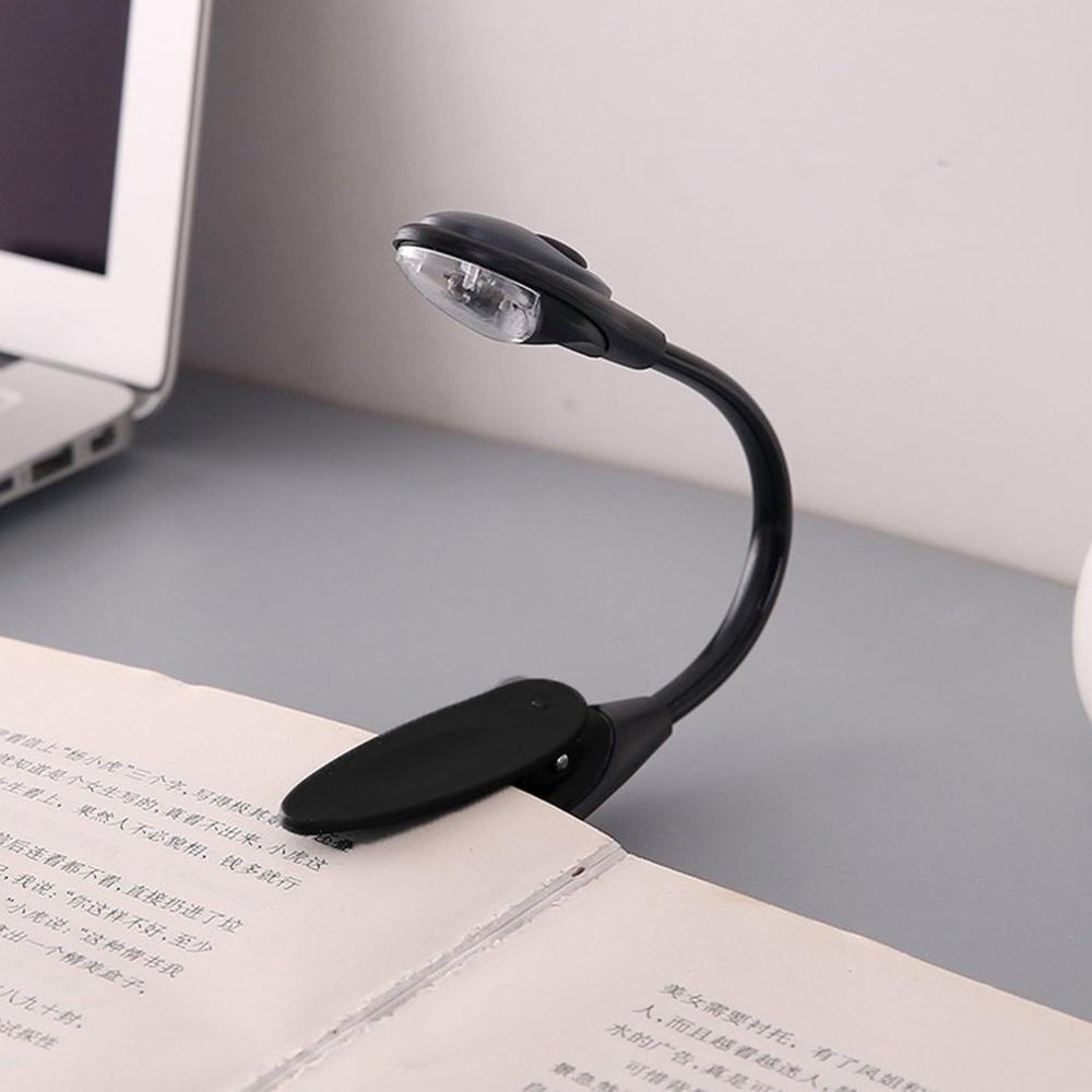 Leeslamp Led Boek Licht Traploze Helderheid Micro Usb Oplaadbare Clip On Lamp Met Flexibele Zwanenhals