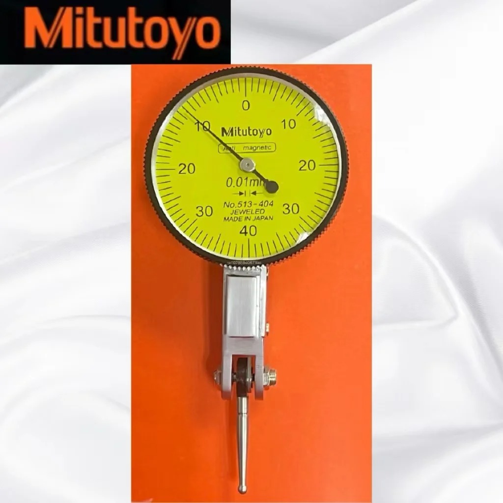 Mitutoyo 32mm 38mm indicateur à cadran levier analogique jauge à cadran No.513-404 précision Stable 0.01 plage 0-0.8mm diamètre outils de mesure