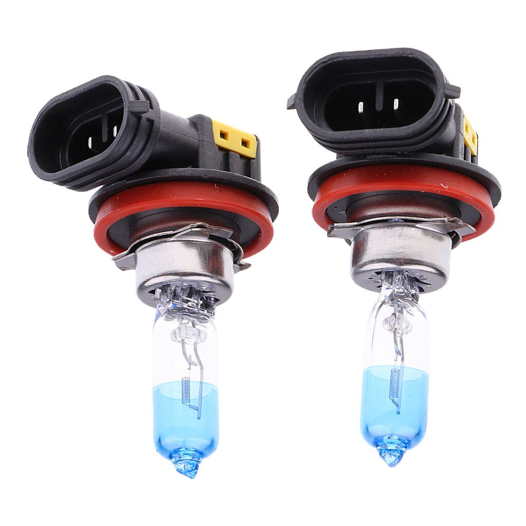 2pcs H8 12V 55W 4000K Car Halogen Headlamp Bulbs Driving Light Replacement