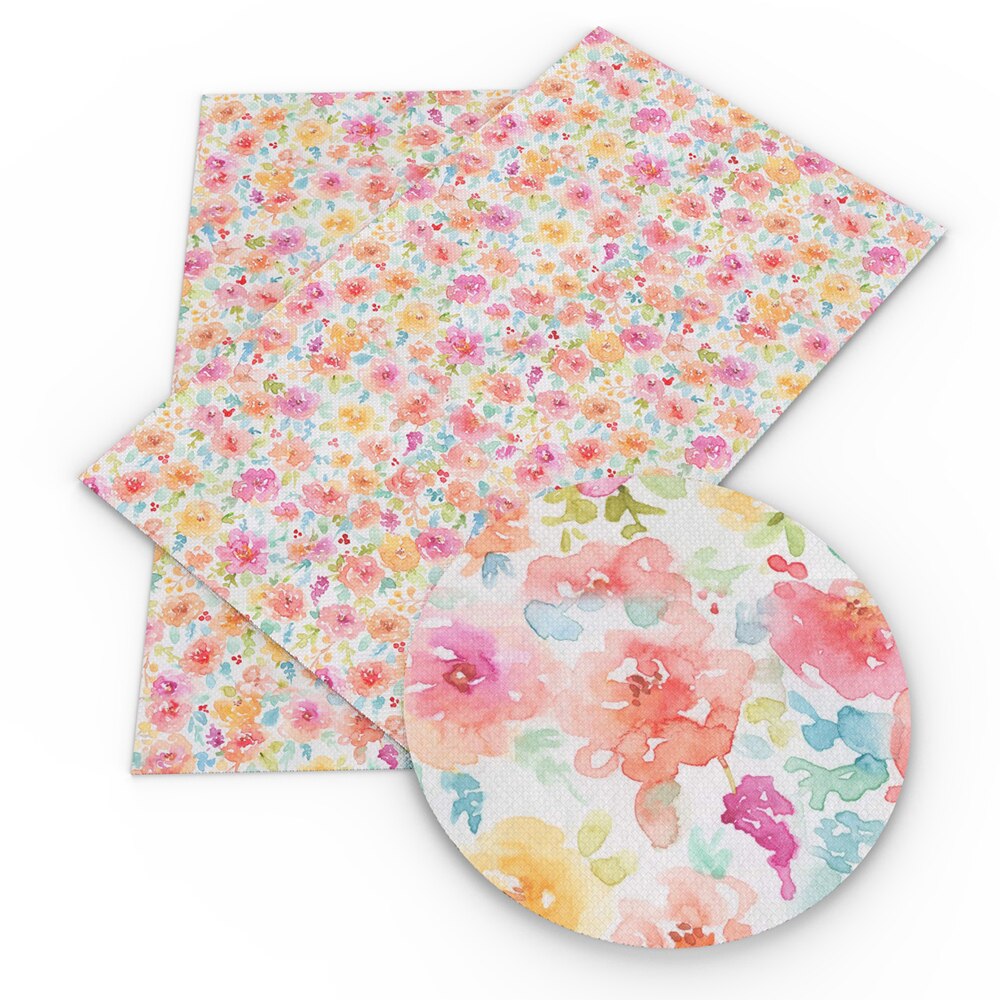 David accessories – feuille de cuir synthétique, fausse fleur de rêve, 20x33cm, bricolage, couture, vêtement, nœud de cheveux, artisanat, 1Yc3848: 1078647001