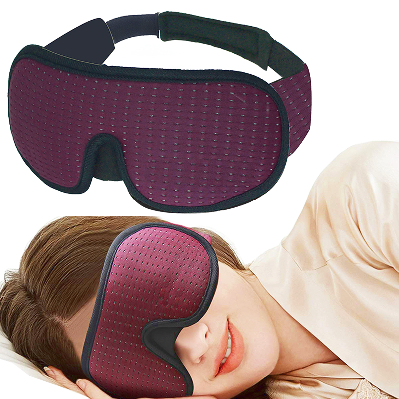 Breathable 3D Sleeping Mask Block Out Light Sleep Mask For Eyes Slaapmasker Eye Shade Blindfold Sleeping Aid Face Mask Eyepatch
