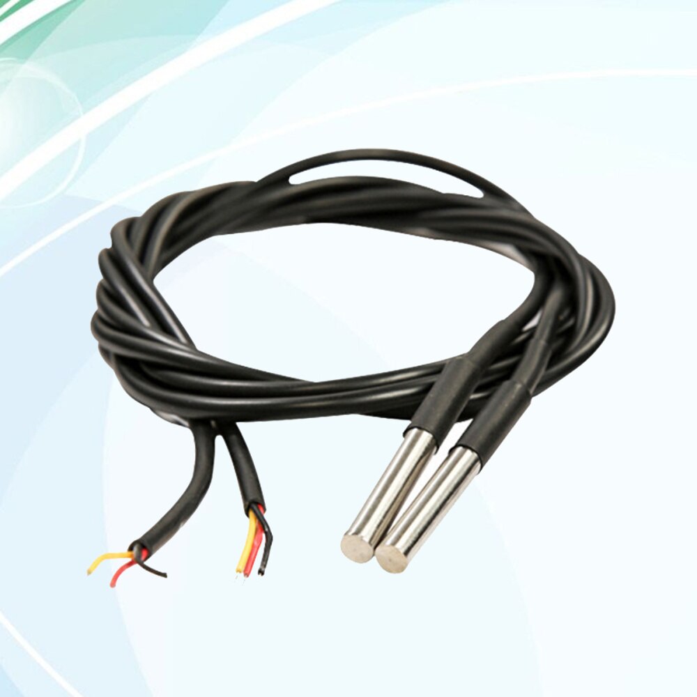 2 Meters Stainless Steel Water Temperature Probe For Waterproof Packaging Temperature Sensor: Default Title