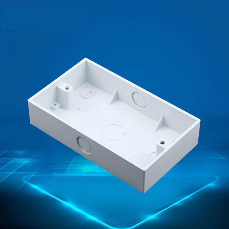 AXUS 86 Junction Box, European, British, Wall Socket, Switch Mounting Box, Flameproof Plastic Box 146 * 86mm, 86*86mm