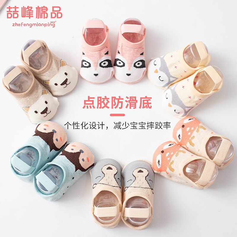 Baby Sokken Boot Sokken Katoenen Baby Peuter Vloer Sokken Leuke Cartoon Baby Anti-Slip Sokken Baby Meisje Baby Boy zachte Sokken