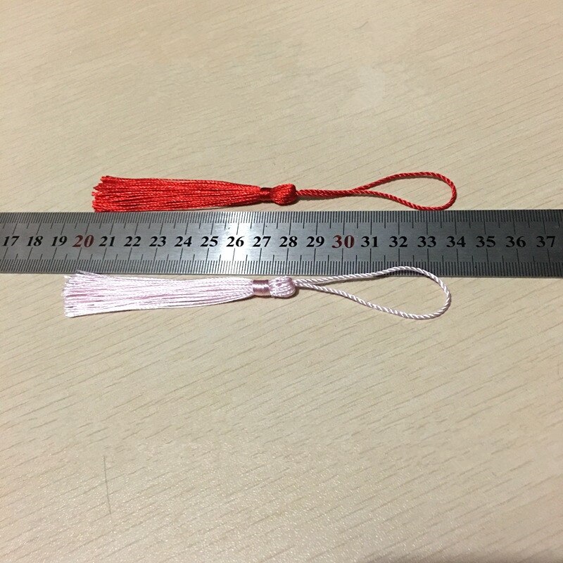 10 sztuk mieszane kolor 14cm jedwabne frędzle fringe szycia Bang zakończenie z frędzlami kluczowe frędzle dla DIY biżuteria naszyjnik chiński węzeł