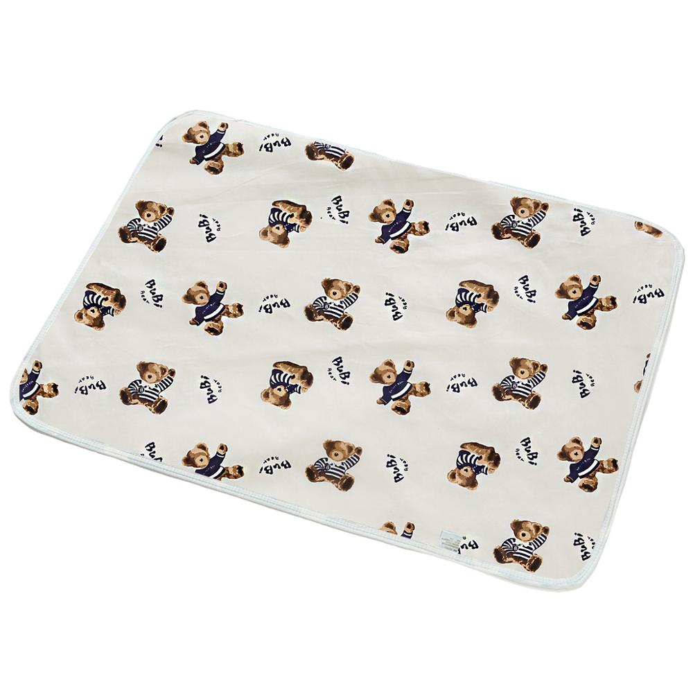 Babyble puslemåtte madras foldbar vandtæt nyfødt liggeunderlag rejsepudemåtter til babysengesæt 35*45cm: Mønster o