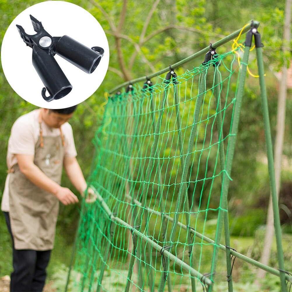 Accesorios de pilar de toldo para soporte de plantas, Clip tipo A, montaje rápido, soporte de vid de escalada, Conector de estante, Clip de sujeción, 12 Uds.