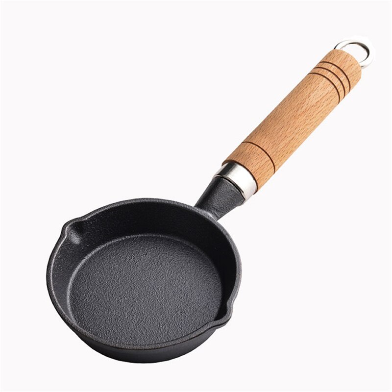 10Cm Kleine Speciale Olie Pan Voor Hete Olie Gietijzeren Mini Omelet Kleine Koekenpan Huishoudelijke Pan Non Stick pot Ontbijt Pot Potten