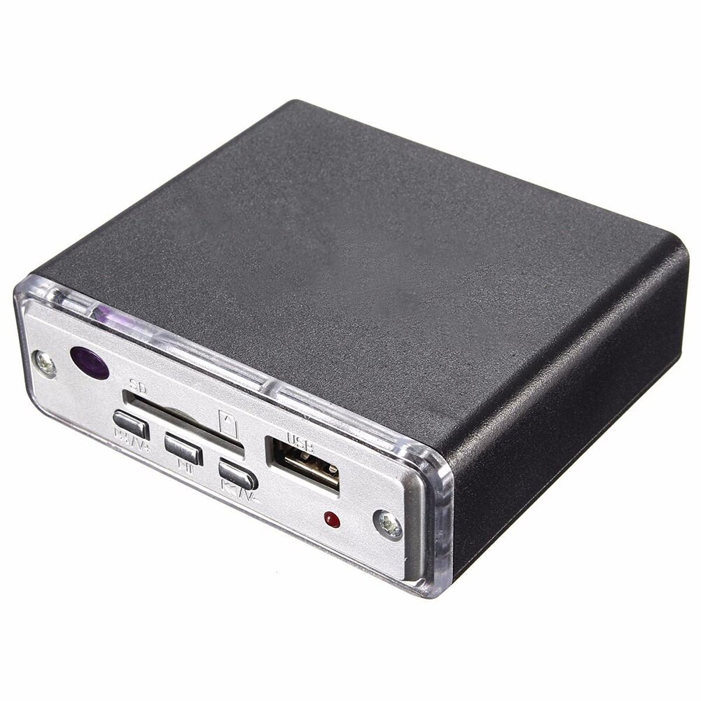 Mini Auto Moto Stereo Digitale Speler 12V USB SD LED Digitale Speler MP3 met IR Afstandsbediening