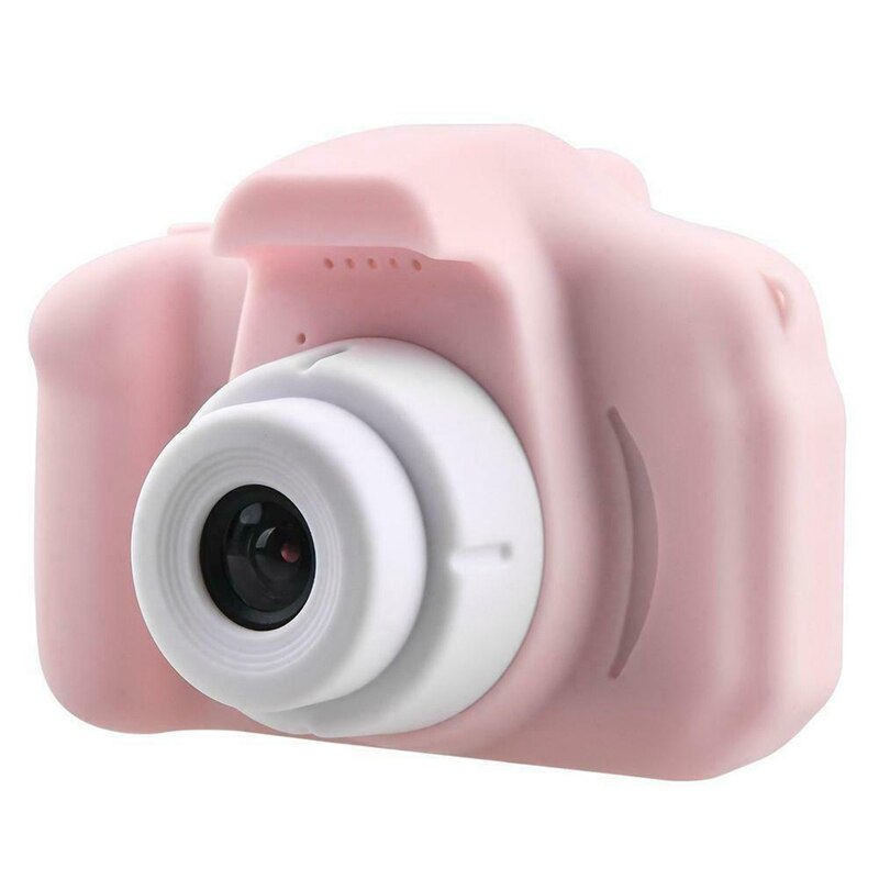 HOT-X2 crianças mini câmera de vídeo 2 Polegada câmera digital foto sn chargable digital mini camerafor presente do miúdo: Pink