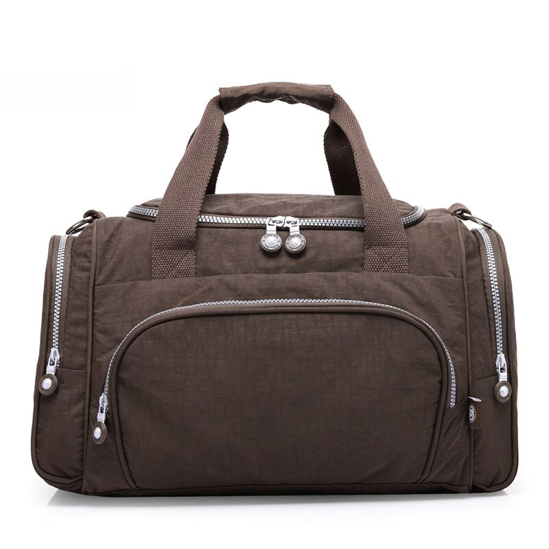 TEGAOTE männer Reisetasche Zipper Gepäck Reise Duffle Tasche Neueste Stil Mit Großer Kapazität Männlich Weiblich Tragbare Gril Reise tote: Brown