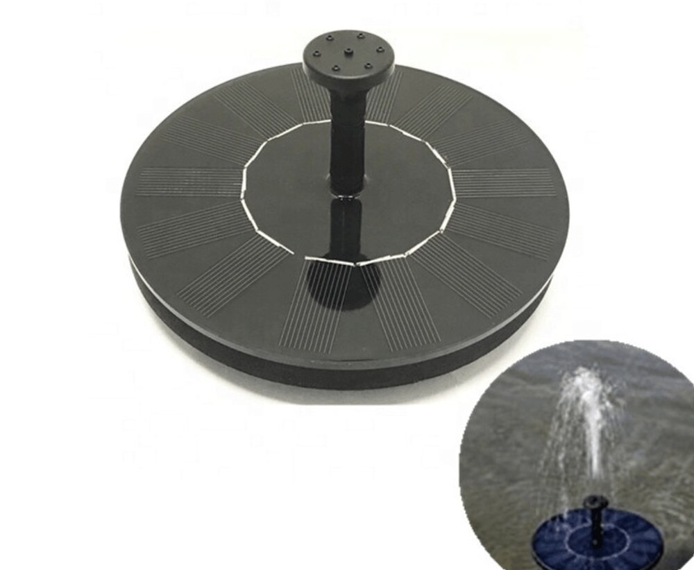 The mini solar water pump decorates the garden with a water pump for the swimming pool fish pond