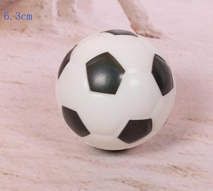 Calcio Lento Aumento Anti-stress Giocattoli Spremere Berretto Da Baseball Palla Da Tennis Baseketball Squishy Antistress Relief Sfera di 6.3 centimetri 7.6 centimetri 10cm: football 6.3cm