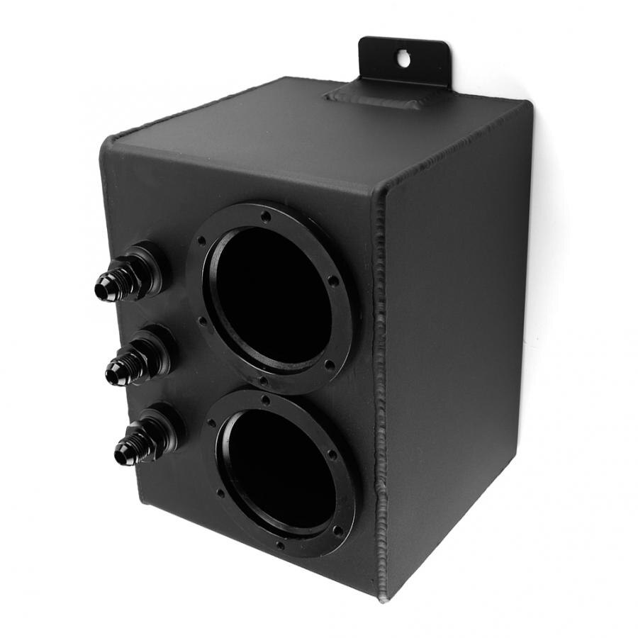 gasoline tank 4L Racing Car Fuel Surge Tank Can Aluminum Automobile Repacking Tools Universal Black car oil catch tank