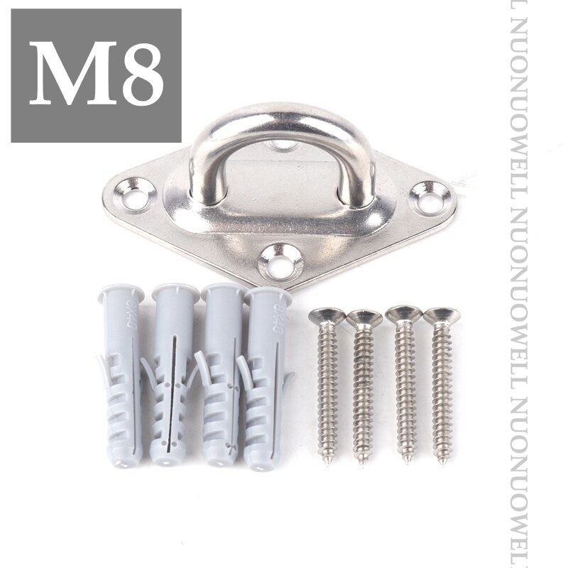 M6 M8 Edelstahl Markise Befestigung Zubehör Diamant Tür Schnalle Frühling vier Ecke Sonnensegel für Befestigung Zelte Sonnenschutz Netze: Rhombus m8
