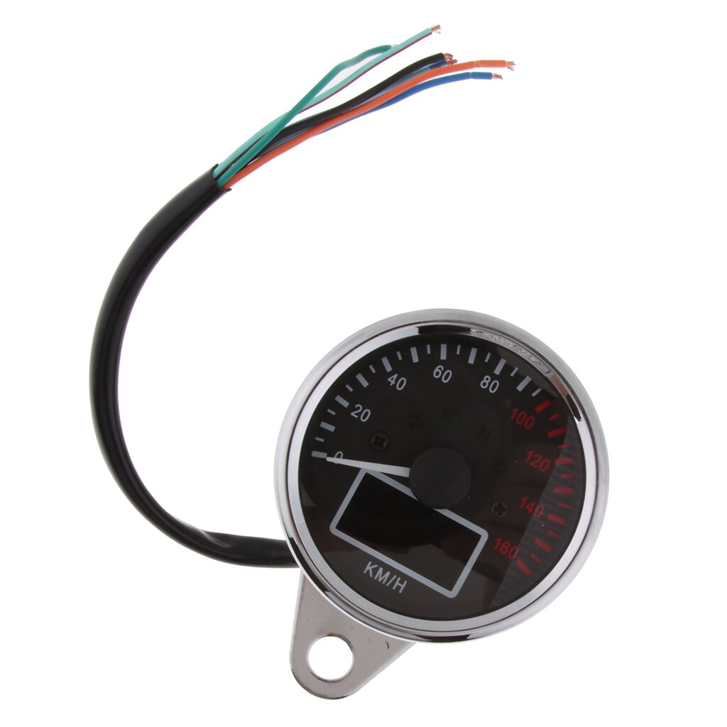12V LCD Motorcycle Digital Speedometer Odometer Tachometer Gauge