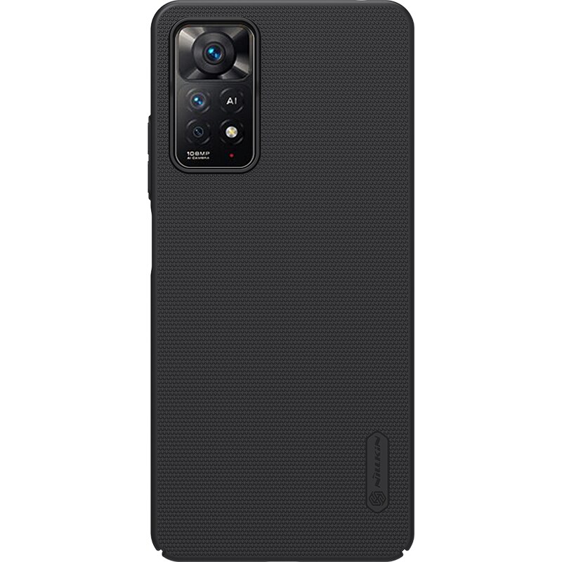 Dla Xiaomi Redmi Note 11 Pro 5G sprawa Nillkin Super matowa tarcza szczupła pokrywa dla Xiaomi Redmi uwaga 11 Pro Plus 11S globalna obudowa: Redmi Note 11s / Black