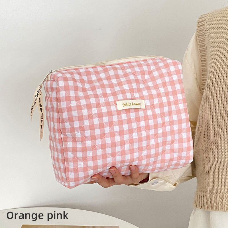 Large Capacity Women's Cosmetic Bags Cases Casual Ladies Small Storage Bag with Zipper Female Travel Clutch Bag Small Handbags