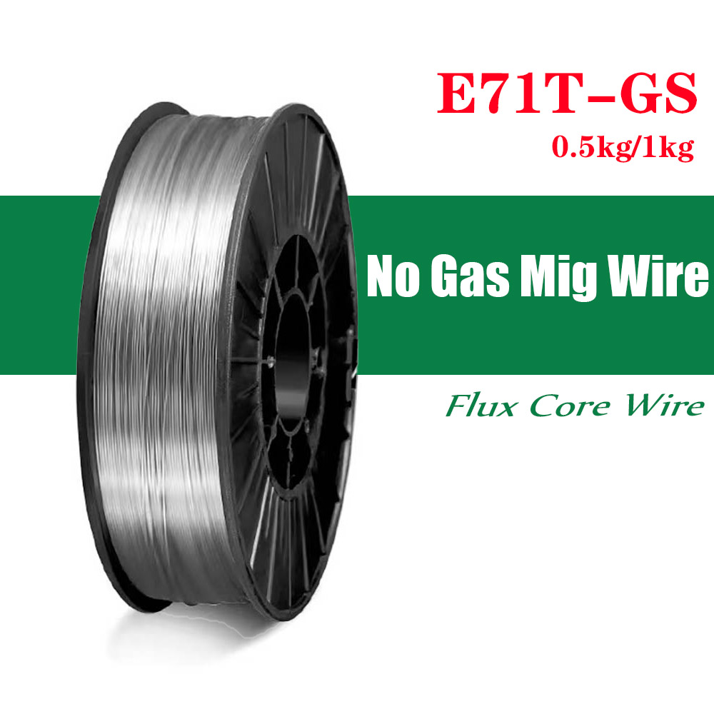 1Kg Flux Core Draad Self-Afgeschermde Geen Gas Mig Draad Carbon Staal Flux Core Draad Mig Lassen Gasless draad E71T-GS 0.8/0.9/1.0/1.2Mm