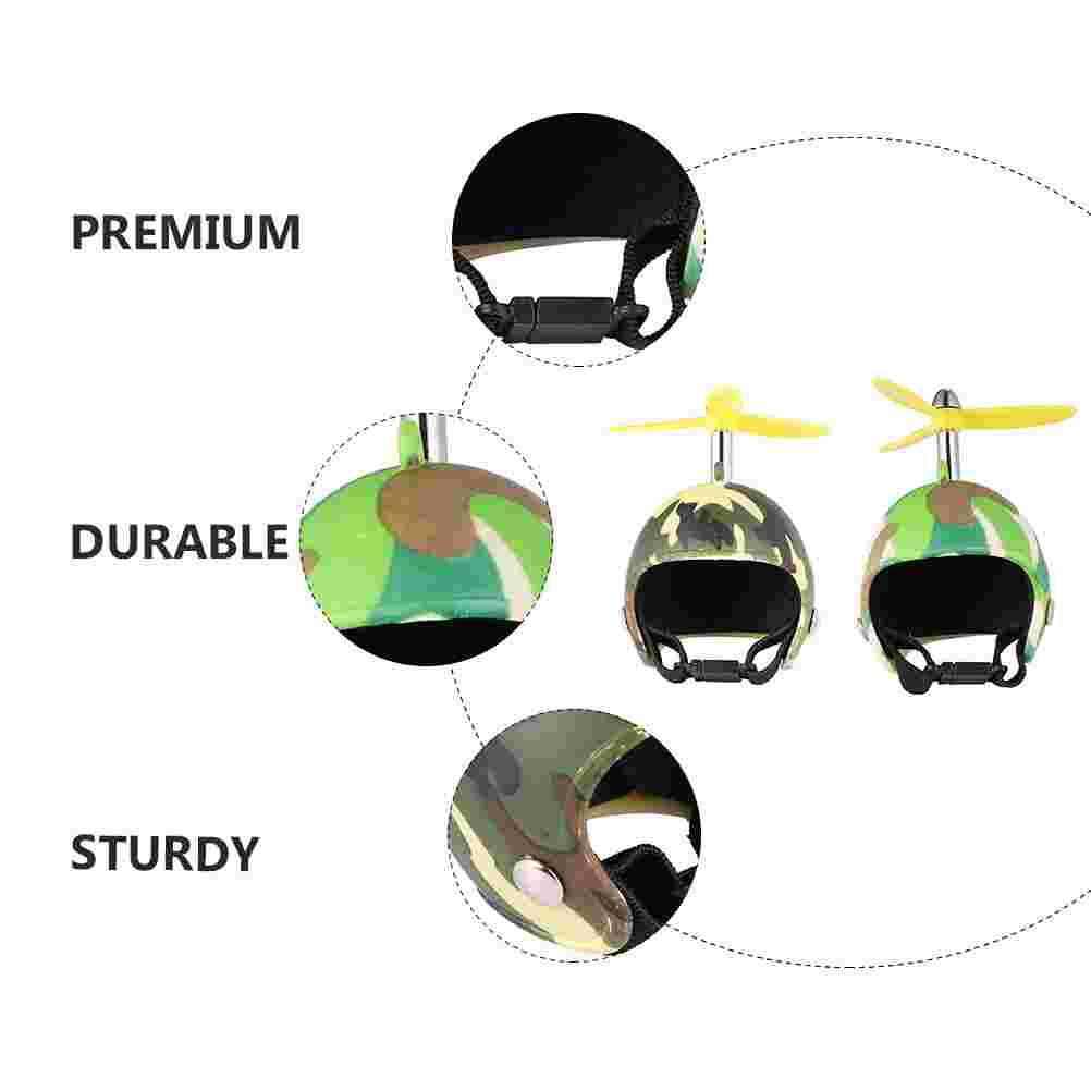 2pz caschi di pollo divertenti caschi per animali domestici creativi cappelli di galline caschi di protezione per regalo