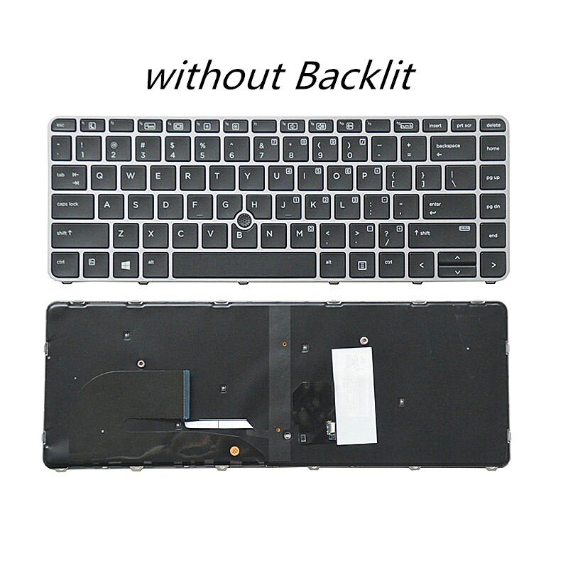 Engelsk layout tastatur til hp elitebook 840 g3 745 g3 745 g4 840 g4 848 g3: Ingen baggrundsbelyst