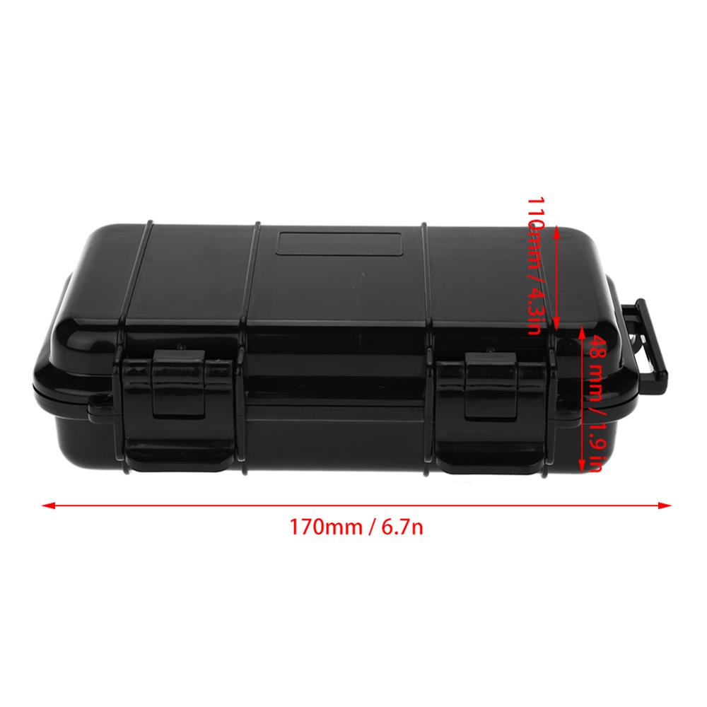 2X Capsule Grote Capaciteit Outdoor Waterdichte EDC Survival Aluminium Container Tablet Capsule Houder Pil Match Case Luchtdichte Fles (Zwart&Champagne
