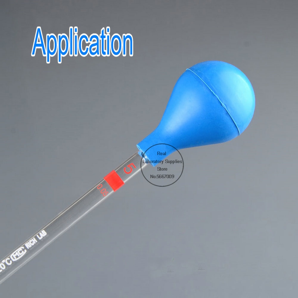 10 unids/lote, pipeta de goma de laboratorio, Bola de succión, gotero, cabeza de lavado, orejas, bola adecuada para vidrio de 5ml-25ml, pipeta graduada de transferencia