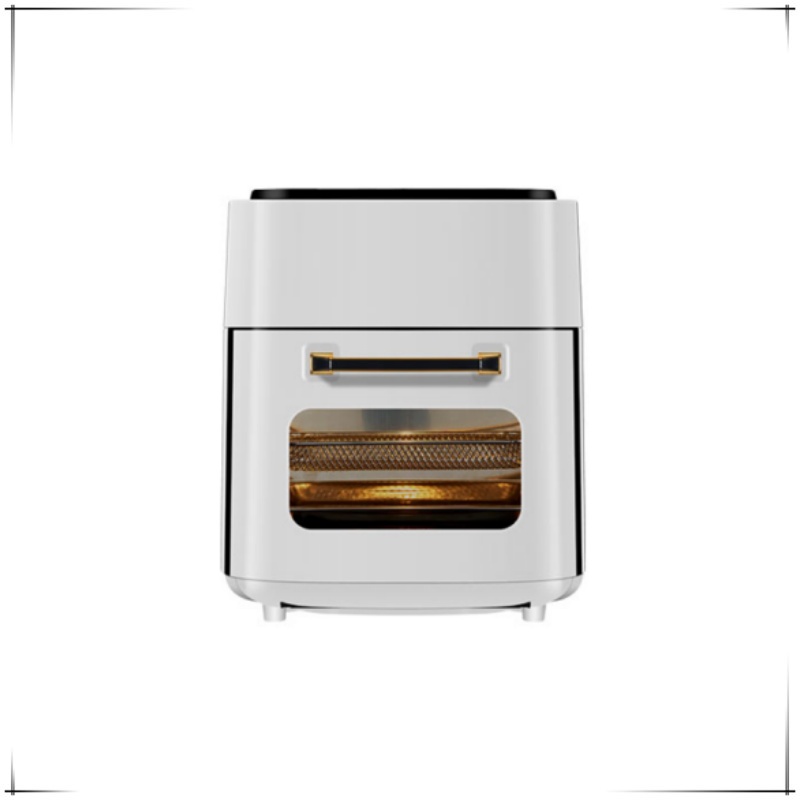 15L Oil-free multi-function air fryer household oven multi-function intelligent large capacity automatic French fries fryer: light yellow / CN