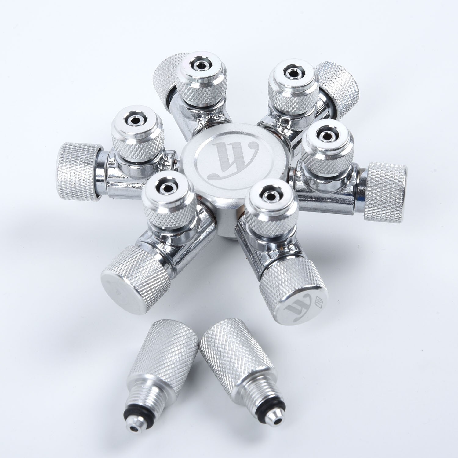 Distributor Aquarium Co2 Splitter Needle Valve Solenoid Regulator W02-02-06 Different Tanks CO2 To Aquariums For Air Line 4 / 6m: W02-06