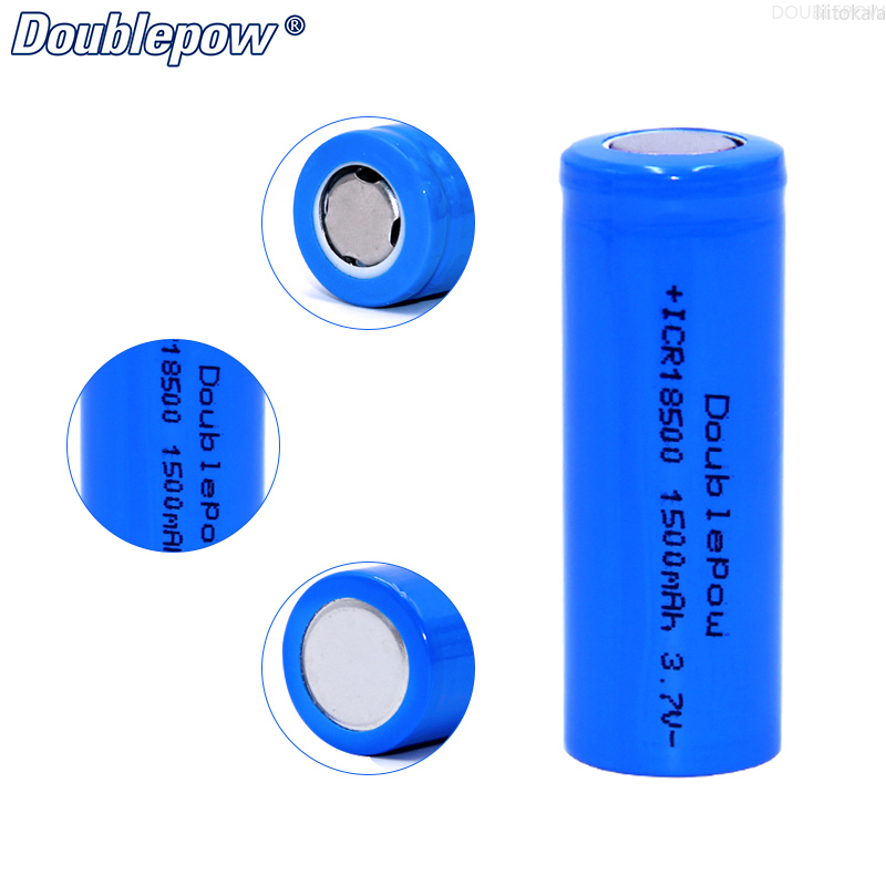 18500 1500Mah 3.7 V Oplaadbare Batterij Recarregavel Lithium Ion Batterij Voor Led Zaklamp
