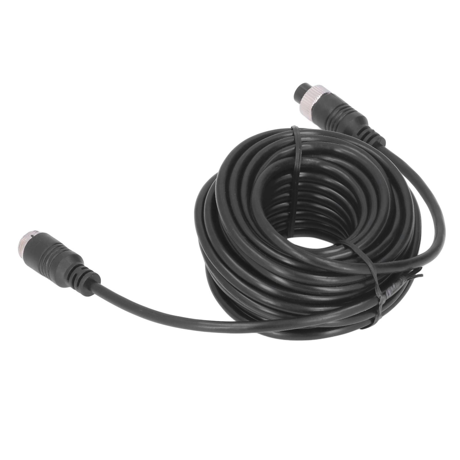 Câble d'extension vidéo pour voiture, câble de caméra de recul pour camion, remorque, bus, camping-car, 33 pieds, 10m, 4 broches