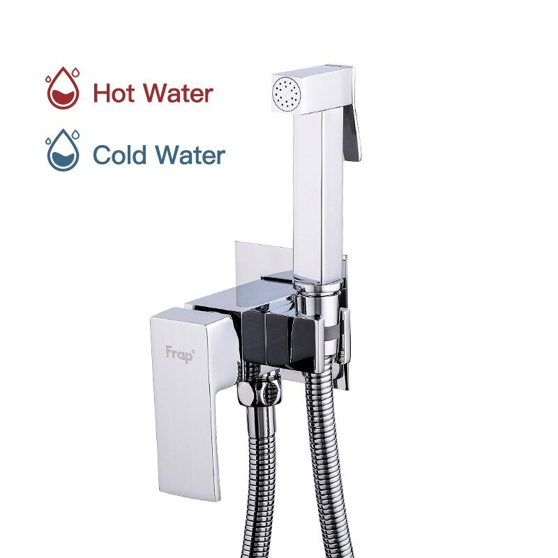 Bidet Kranen Wall Mounted Bidet Wc Kraan Douche Met Hanheld Sproeier Douche Chrome Hygiënische Douche Bidet Moslim
