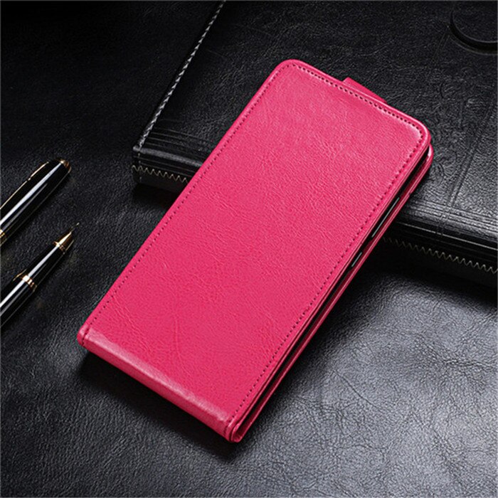 UP Down Case For Xiaomi Redmi Note 11 Case Phone Bag Holster Vertical Flip PU Leather Cover Redmi Note11 2201117TG Premium Case: Rose