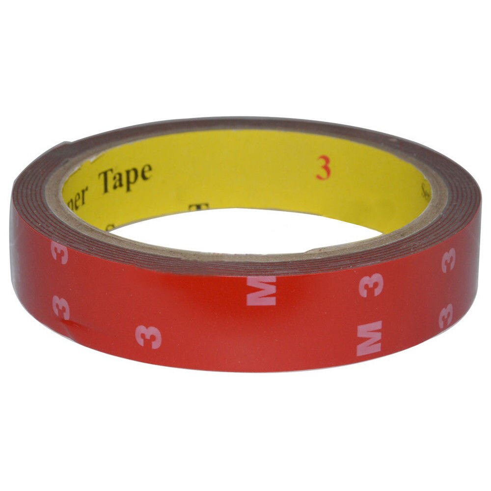 3M Automotive Acrylic Plus Double Sided Adhensive Attachment Tape Auto Car Truck Van (3 Meters Length/Roll): 20mm