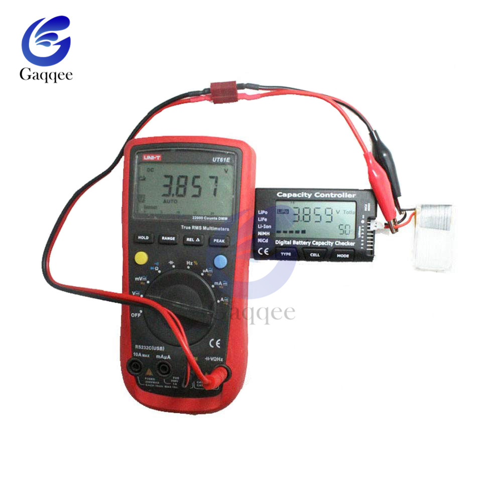 7 Digitale Batterij Capaciteit Checker Lipo Life Li-Ion Nicd Nimh Batterij Voltage Tester Controleren Capaciteit Controller