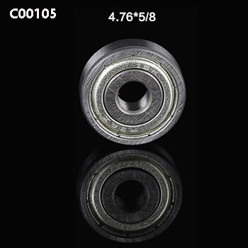 Tideway lagerstaal voor houtbewerking, trimbit 1/4 1/2 lager voor rechte frees, cnc-gereedschapsaccessoires: C00105