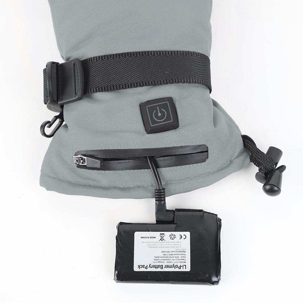 1 Paar Winter Motorrijden Elektrische Verwarming Handschoenen Warme Handschoenen Usb Hoge Warmte Constante Temperatuur Thermische Verwarming Handschoenen #1